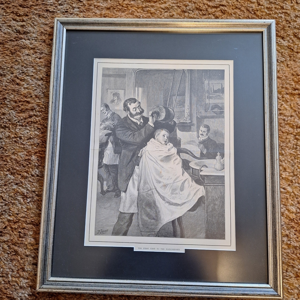 "The First Visit To The Hair Dresser" By R. Barnes